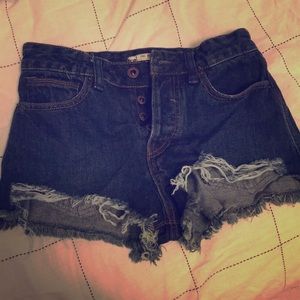 Denim shorts